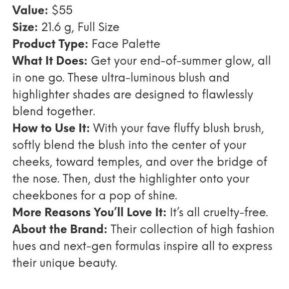 💫 DOUCCE Posh Powder Palette Blush Highlighter - Picture 2 of 6